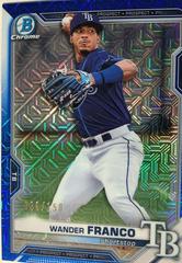 Wander Franco [Blue Refractor Mega Box Mojo] #BCP-240 Baseball Cards 2021 Bowman Chrome Prospects Prices