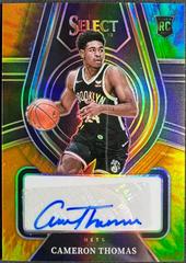 Cameron Thomas [Tie Dye Prizm] #RS-CTH Basketball Cards 2021 Panini Select Rookie Signatures Prices