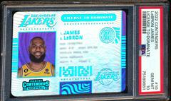 LeBron James #10 Basketball Cards 2022 Panini Contenders License to Dominate Prices