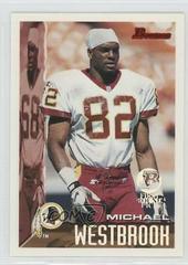 Michael Westbrook [1st Round Pick] #4 Football Cards 1995 Bowman Prices