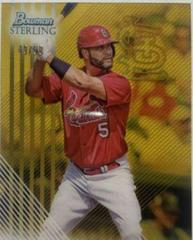 Albert Pujols [Gold] #ST-AP Baseball Cards 2022 Bowman Sterling Tek Prices