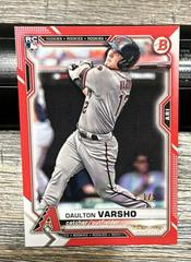 Daulton Varsho [Red] #81 Baseball Cards 2021 Bowman Prices