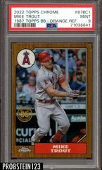 Mike Trout [Orange] #87BC-1 Baseball Cards 2022 Topps Chrome 1987 Prices
