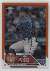 Corey Seager [Orange] Baseball Cards 2023 Topps Chrome Update All Star Game Prices