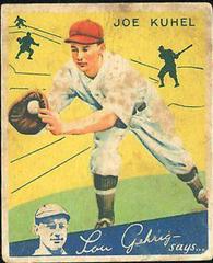 Joe Kuhel Baseball Cards 1934 World Wide Gum Prices