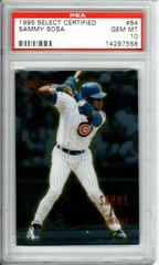 Sammy Sosa #84 Baseball Cards 1995 Select Certified Prices