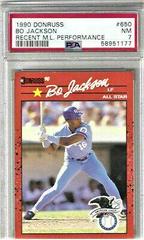 Bo Jackson [Recent Major League Performance] #650 Baseball Cards 1990 Donruss Prices