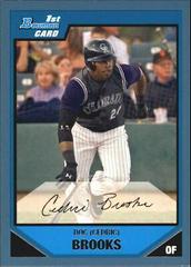 Doc (Cedric) Brooks [Blue] #BP62 Baseball Cards 2007 Bowman Prospects Prices