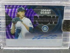 Logan Gilbert [Purple] Baseball Cards 2022 Topps Clearly Authentic Generation Now Autographs Prices