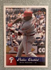 Ryan Howard #391 Baseball Cards 2007 Fleer Prices