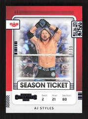 Aj Styles [Blue] Wrestling Cards 2022 Panini Chronicles WWE Prices