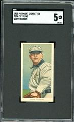 Cy Young [Glove Shows] #NNO Baseball Cards 1909 T206 Piedmont 350 Prices