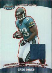 Greg Jones [Jersey Red] Football Cards 2004 Bowman's Best Prices