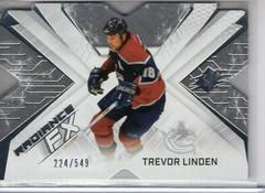 Trevor Linden #RFX-7 Hockey Cards 2022 SPx Radiance FX Prices