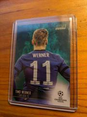 Timo Werner [Green Refractor] Soccer Cards 2020 Stadium Club Chrome UEFA Champions League Prices
