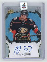Mason McTavish [Gold] #R-MM Hockey Cards 2021 Upper Deck Ice Exquisite Collection Rookie Signatures Prices