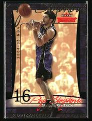 Peja Stojakovic #20 Basketball Cards 2004 Fleer Throwbacks Prices