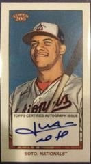 Juan Soto Baseball Cards 2020 Topps 206 Autographs Prices