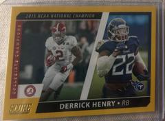 Derrick Henry [Gold] Football Cards 2021 Panini Score Collegiate Champions Prices