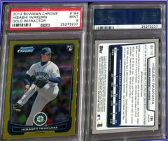 Hisashi Iwakuma [Gold Refractor] #184 Baseball Cards 2012 Bowman Chrome Prices