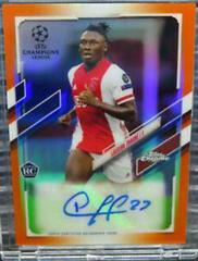 Lassina Traore [Orange Refractor] Soccer Cards 2020 Topps Chrome UEFA Champions League Autographs Prices