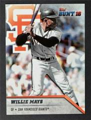 Willie Mays Baseball Cards 2016 Topps Bunt Prices