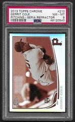 Gerrit Cole [Pitching Sepia Refractor] #210 Baseball Cards 2013 Topps Chrome Prices