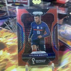 Kylian Mbappe [Red Mojo] Soccer Cards 2022 Panini Prizm World Cup Prices