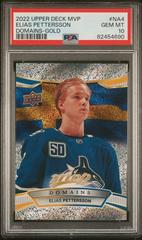 Elias Pettersson [Gold] #NA-4 Hockey Cards 2022 Upper Deck MVP Domains Prices