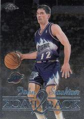 John Stockton Basketball Cards 1998 Topps Chrome Back 2 Back Prices