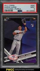 Aaron Judge [Catching Purple] #287 Baseball Cards 2017 Topps Prices