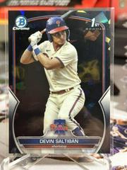 Devin Saltiban [Black Sapphire] #BDC-2 Baseball Cards 2023 Bowman Draft Chrome Sapphire Prices