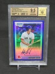 Anthony Rizzo [Blue Refractor Autograph] #BCP101 Baseball Cards 2010 Bowman Chrome Prospects Prices
