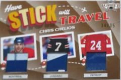 Chris Chelios [Bronze] #HS-CC1 Hockey Cards 2021 Leaf Lumber Have Stick Will Travel Prices