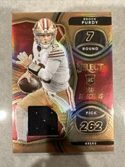Brock Purdy [Copper] #DS-24 Football Cards 2022 Panini Select Draft Selections Memorabilia Prices