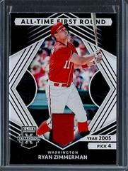 Ryan Zimmerman #AT-RZ Baseball Cards 2022 Panini Elite Extra Edition All Time First Round Materials Prices