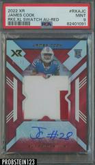 James Cook [Red] Football Cards 2022 Panini XR Rookie XL Swatch Autographs Prices