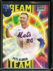 Pete Alonso [Wave] #BT-7 Baseball Cards 2022 Stadium Club Chrome Beam Team Prices