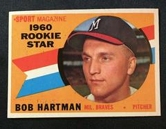 Bob Hartman [Rookie Star] #129 Baseball Cards 1960 Topps Prices