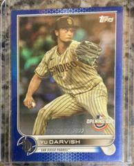 Yu Darvish [Blue Foil] Baseball Cards 2022 Topps Opening Day Prices