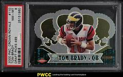 Tom Brady [Draft Picks 499] #110 Football Cards 2000 Pacific Crown Royale Prices