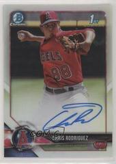 Chris Rodriguez [Refractor] #CPA-CR Baseball Cards 2018 Bowman Chrome Prospects Autographs Prices