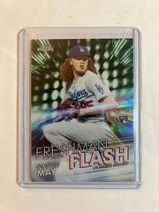 Dustin May [Green Refractor] #FF-4 Baseball Cards 2020 Topps Chrome Freshman Flash Prices