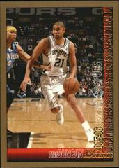 Tim Duncan [Gold] #21 Basketball Cards 2005 Bowman Prices