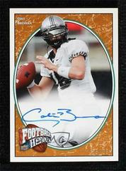 Colt Brennan [Autograph Gold] Football Cards 2008 Upper Deck Heroes Prices