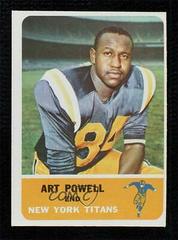 Art Powell #60 Football Cards 1962 Fleer Prices