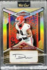 Darnell Washington [Rainbow Gold] #AB-33 Football Cards 2023 Wild Card Alumination Draft Autographs Prices