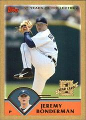 Jeremy Bonderman Baseball Cards 2003 Topps Traded Prices