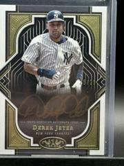Derek Jeter [Bronze Ink] Baseball Cards 2023 Topps Tier One Autographs Prices