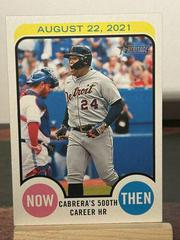 Miguel Cabrera Baseball Cards 2022 Topps Heritage Now and Then Prices